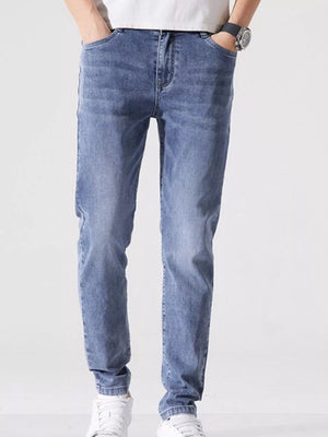 Men's Washed Slim Fit Jeans - Farnelli