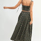 MABLE Floral Crop Top and Skirt Set - Farnelli