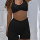 Halter Neck Cami and Shorts Active Set - Farnelli