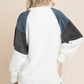 Culture Code Color Block Faux Fur Raglan Sleeve Sweatshirt - Farnelli