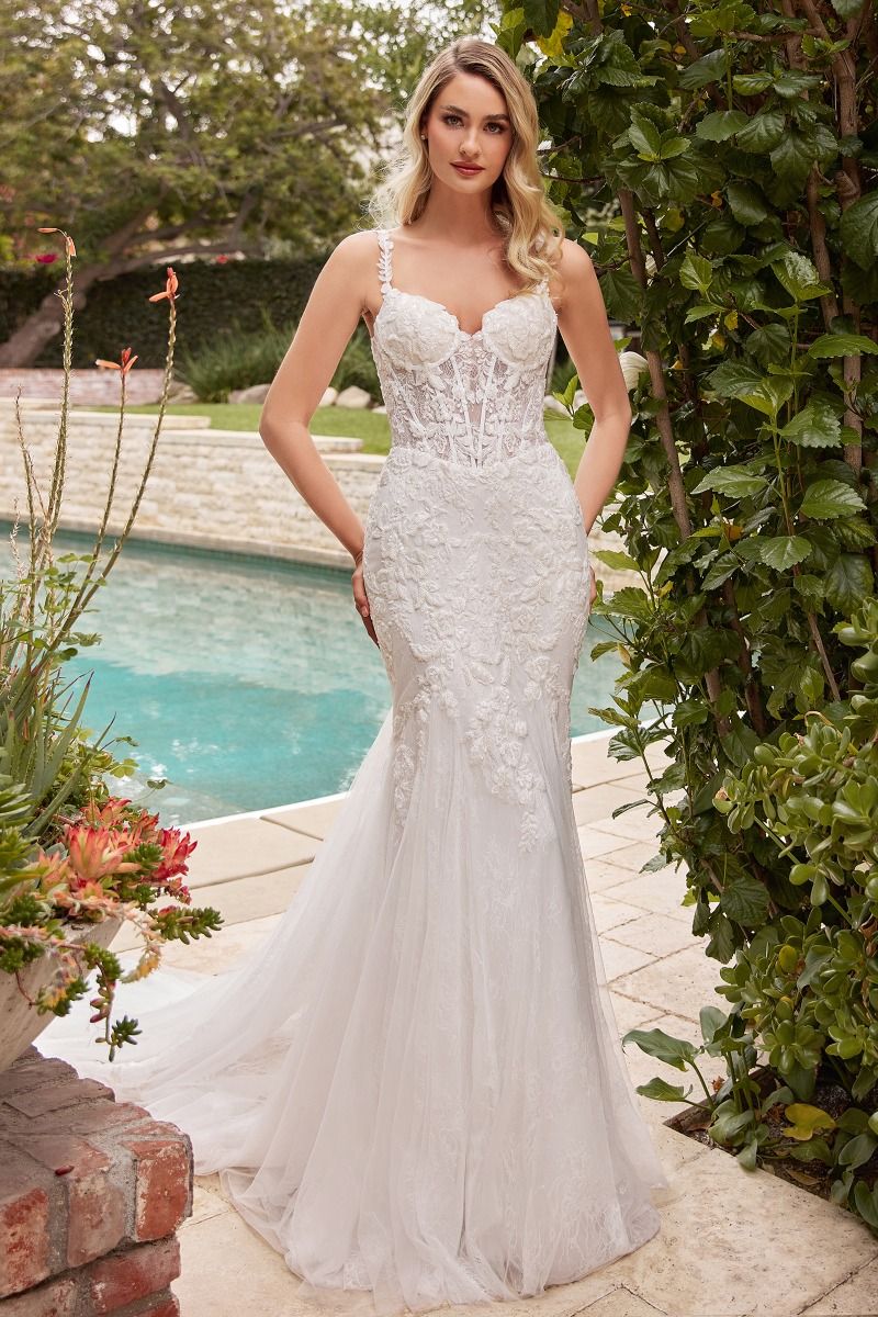 Lace Mermaid Wedding Dress - Farnelli