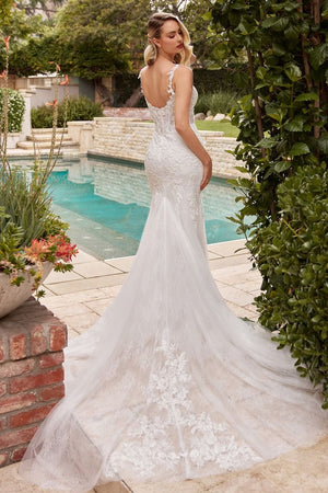 Lace Mermaid Wedding Dress - Farnelli