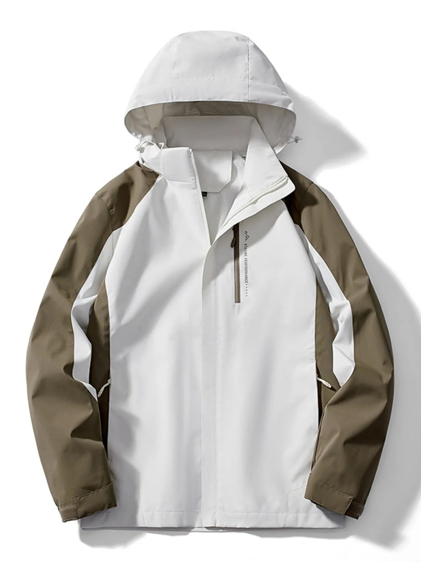 Men's Plus Size Waterproof Hooded Outdoor Jacket - Farnelli