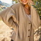 And The Why Button Down Popcorn Sweater Cardigan - Farnelli