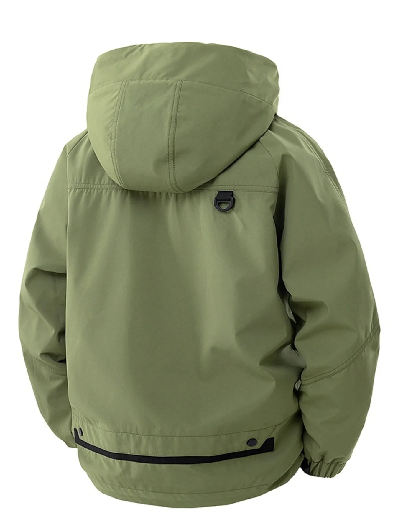 Men's Full Size Zip Up Long Sleeve Hooded Jacket Plus Size - Farnelli