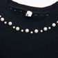 Men's Pearl Detail Round Neck T-Shirt - Farnelli