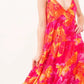 And The Why Floral Tiered Maxi Cami Dress with Pockets - Farnelli