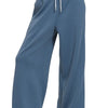 Zenana Scuba Drawstring Pants - DUSTY BLUE