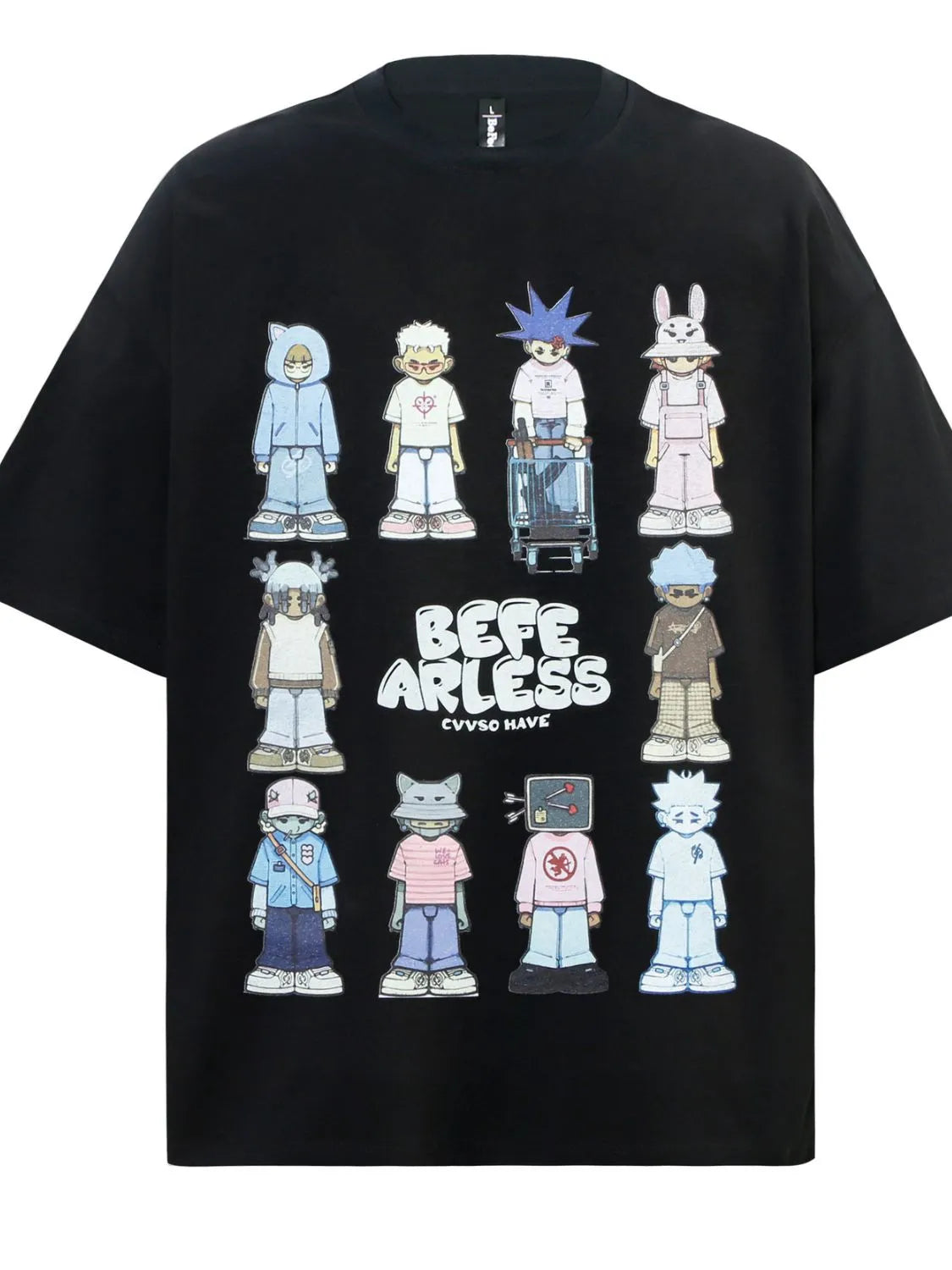 Men's Graphic Round Neck Short Sleeve T-Shirt - Farnelli