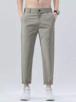Men's Casual Straight-Leg Cropped Pants - Farnelli