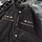 Men's Zip Up Denim Jacket - Farnelli