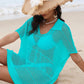 Hollow Out Collared Neck Cover-Up - Farnelli