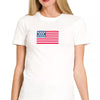 Zenana American Flag Tee - WHITE