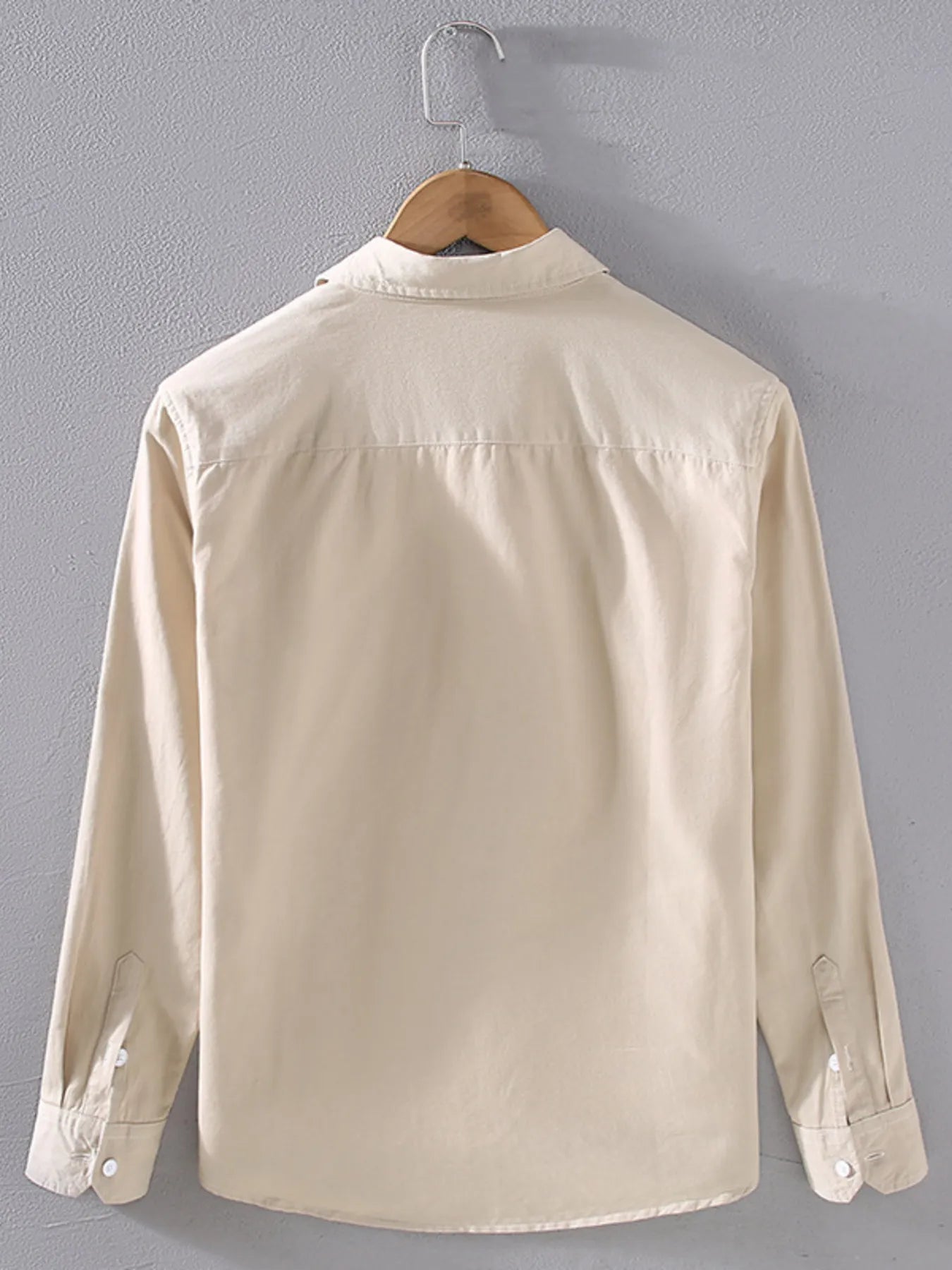 Men's Plus Size Button Up Long Sleeve Shirt - Farnelli