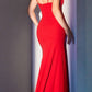 Cinderella Divine CH129 Long Fitted Sexy Cut Out Gown
