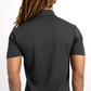 Short Sleeve Polo Dot // Charcoal