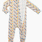 Multi Checkered Bamboo Toddler Pajamas – Romper