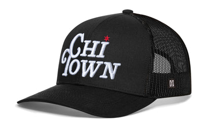 CHI-Town Trucker Hat  |  Chicago Script Snapback