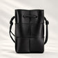 Chic Woven Mini Crossbody Bucket Bag – Lightweight Shoulder Handbag