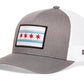Chicago Trucker Hat  |  City Flag Snapback