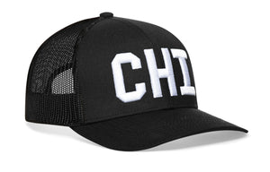 Chicago Trucker Hat  |  Block Snapback