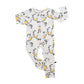 Amalfi Coast Lemon White Zippered Romper