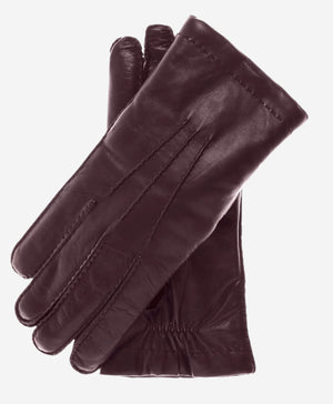 CL3103 (brown) - Men's Handsewn Lamb Shearling Winter Leather Gloves