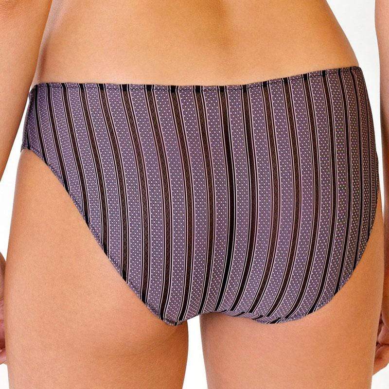 Soft Stretch Bikini Panty Daisy Stripe-1