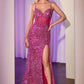 Fitted Sequin Dress - Farnelli