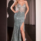Fitted Sequin Dress - Farnelli