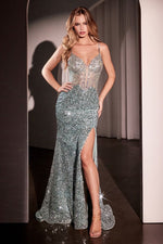 Fitted Sequin Dress - Farnelli