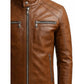 Cody Leather Brown Jacket - Men Leather Jacket Brown
