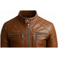 Cody Leather Brown Jacket - Men Leather Jacket Brown