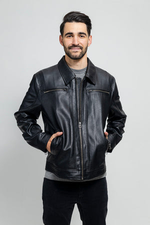 Conner Men's Faux Leather Jacket