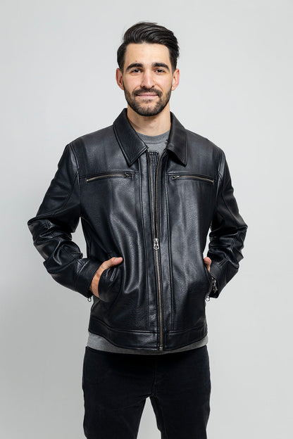 Conner Men's Faux Leather Jacket