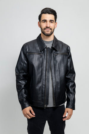 Conner Men's Faux Leather Jacket