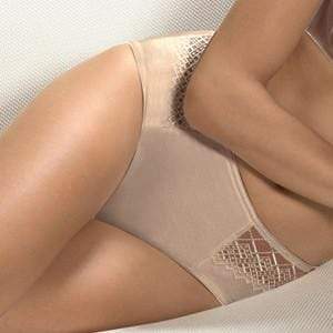 Conturelle Joy Sheer Side Mid Rise Brief Panty-1