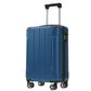 HouseOfZazla hardshell 6-piece blue luggage set with matching suitcases and travel bags