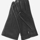 CR3302 (black) - Men’s cadet Italian rabbit fur gloves with shorter fingers