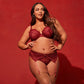 Gossard Superboost Lace Raspberry Sorbet Sheer Thong Panty