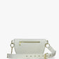 Baldwin Baby Company Ono Crossbody Belt Bag diaper bag in white, back view