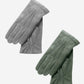 CS3117 (slate) - Men’s Italian silk lined suede formal and dress leather gloves