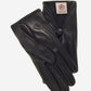 CS4362 (black) - Women's Italian Silk Lined Gloves with Center Button