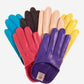 CU4303 (coral) - Women's Short Italian Leather Gloves