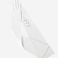 Angelina (ivory) - Italian silk lined 12-button length leather bridal / opera gloves