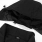 Men's Full Size Long Sleeve Hooded Windbreaker Jacket Plus Size - Farnelli