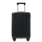 HouseOfZazla 20-inch black hardshell carry-on luggage with TSA lock