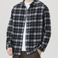 Men's Plus Size Plaid Button Up Long Sleeve Shirt - Farnelli