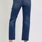 RISEN High Rise Slim Barrel Jeans - Farnelli