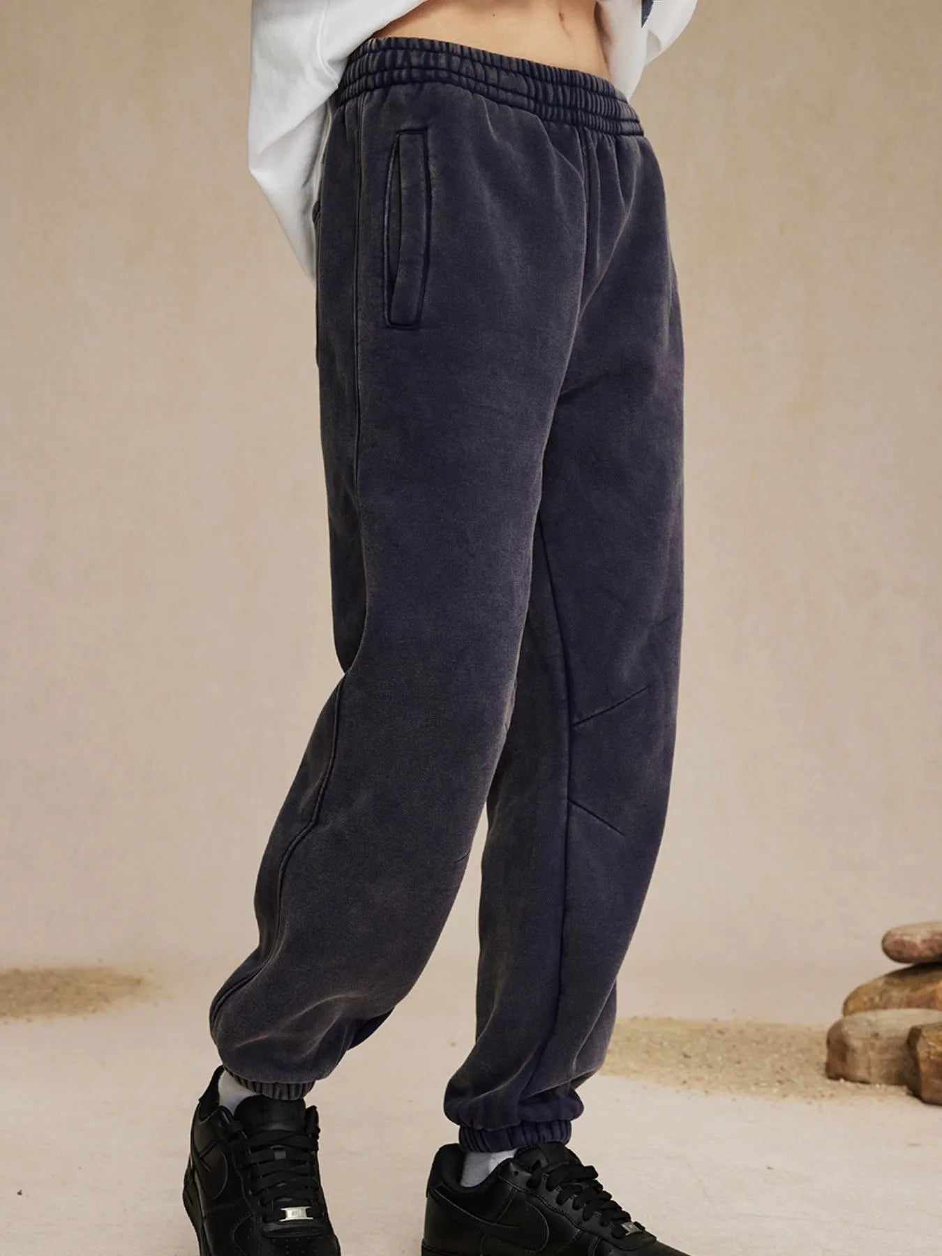 Men's Casual Elastic Waist Cotton Sweatpants - Farnelli